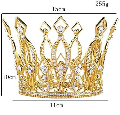 Party Diy Decorations Full Rould Crystal Tiaras Imperial