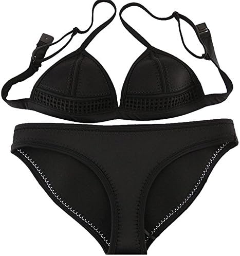 Little Hunter Sexy Women Push up Bikini Set Girls Neoprene Swimsuit