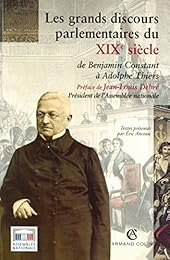 Les  grands discours parlementaires du XIXe siècle