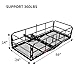 Leader Accessories Hitch Mount Cargo Basket With High Side Foldable Cargo Carrier Luggage Basket 59” X 24