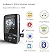 RUIZU Bluetooth MP3 Player,Kyouichi 8GB Clip Sport Sweatproof Lossless Audio Player with FM Radio pedometer and Bookmark,1.5 Inch TFT Screen,Maximum Support 64GB