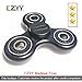 CZYY Black Spinner Fidget EDC ADHD Focus Toy Ultra Durable High Speed Si3N4 Hybrid Ceramic Bearing 1-3 Min Spins , Non-3D Printed