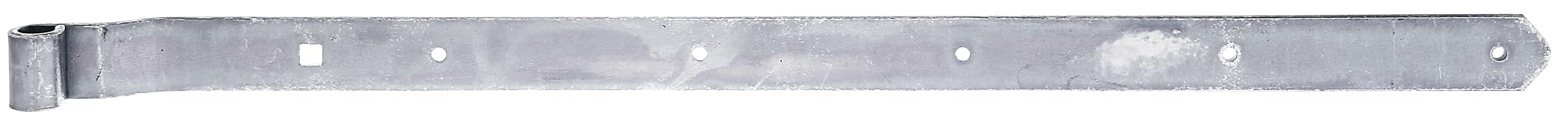 Strap Hinge Offset with Rounded Ends Yellow-Galvanised Rolle 16 mm / 782 x 40 mm