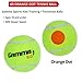 Gamma Sports Kids Training (Transition) Balls, Yellow/Orange Dot, 60 Orange Dot, Bucket of 48