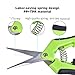 ELVPPE Gardening Pruner Pruning Shear with Stainless Steel Blades and Spring Loaded Shears Scissors, Home Garden Yard Kitchen Pruning Flower Clipper with Safety Lock（1pack Straightthumb 2