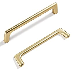 Goo-Ki Brushed Brass Zinc Alloy Cabinet Pull,Modern