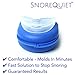 Anti Snoring Mouthpiece Custom Guard Sleep Aid Snore Stopper Solution by SnoreQuiet - Pure Pro Nighttime Mute Sleep Relief Mouthguard & Bruxism Anti Snore Device Night Guard (2018) (1 Device)