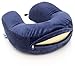 MemorySoft Memory Foam Travel Pillow, Neck Pillow by with Travel Bag