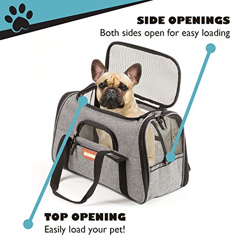 Pawfect Pets Airline Approved Pet Carrier SoftSided Cat Carrier and