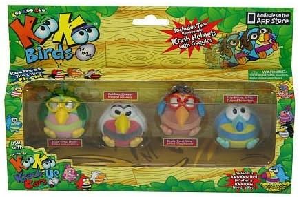 Koo Koo Birds 4 Pack (Lollapalooza, Scalawag, Mudskipper, and Dooselfink)