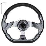 10L0L Golf Cart Steering Wheel, Generic of Most Golf cart EZGO Club Car Yamaha (style2 Gray)