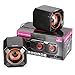 WESDAR Computer Speakers, 3.5mm USB Powered Subwoofer PC Speakers for Desktop, Laptop, Tablet, Notebook with Dynamic Sound, Enhanced Bass, Loud Sound and Volume Control Pack of 2 (Orange)