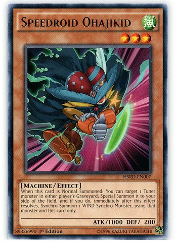 Yu-Gi-Oh! - Speedroid Ohajikid (HSRD-EN007) - High-Speed Riders - 1st Edition - Rare