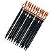 12 Pack Tent Stakes, 7075 Ground Metal Camping Aluminum Tent Pegs, Lightweight Stakes Heavy Duty Spikes Camping Accessories, Black