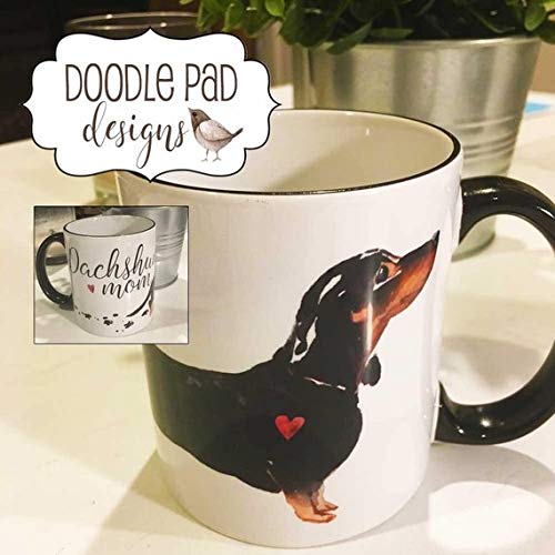 wiener dog mug