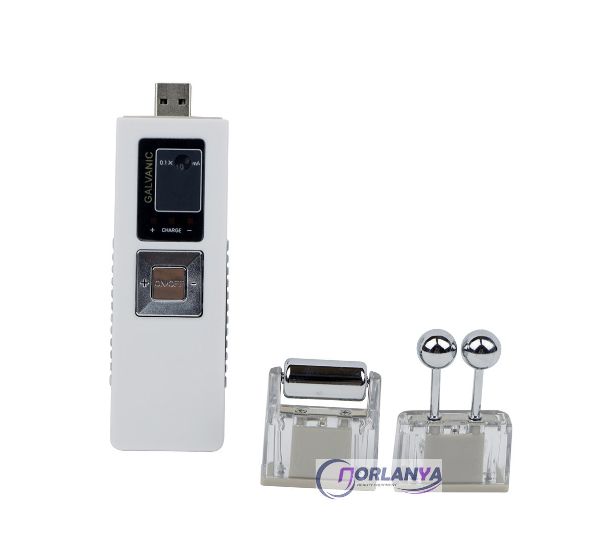 NORLANYA Microcurrent Galvanic Face Lift Ion Skin Spa Device KD9000 Beauty Device - White: Beauty