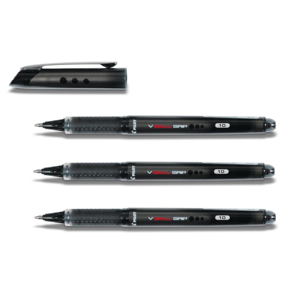 PILOT V Ball Grip BLNVBG10 Rollerball Pen 0.7 mm Black