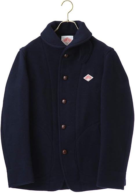 Amazon Danton ダントン Wool Mosser ダントン ウールモッサー メルトン シングルジャケット ミディアム丈 アウター 44 ネイビー コート ジャケット 通販