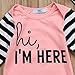 Newborn Baby Boys Girls Long Sleeve Letters Print Sleep Bag Gowns Striped Sleepsack Blanket 0-18M (80(0-12M), Pink)