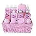 Luxurious Premium Deluxe Home Spa Gift Basket for Women, Girlfriend Japanese Cherry Fragrance – Lotions, Creams, Bubble Bath and More! Gift for Mom, Wife, Girlfriend