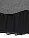 Timeson Tunic Shirt, Women's Short Sleeve Round Neck Legging Tops Flowy Chiffon Hem Mid-Length Tshirt Dresses Dark Grey X-Large