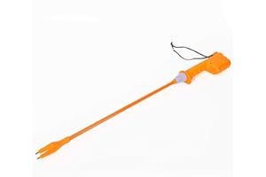 VPABES Rechargeable Electric Livestock Prod 26 inch 8000V Electric Rechargeable Hand Prod Shock Animals Livestock Farm Pig Cow Sheep Cattle Prod Safety Shock Prodder with Battery