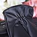 Womens Touchscreen Texting Winter PU Leather Gloves Driving Outdoor Fleece Lining (7.5, Black)