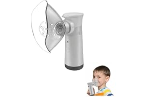 Mesh Nebulizer, Nebuliseur Portable Nebulizers aerosolize Liquid medications for Inhalation and Auto-Cleaning, Handheld Nebul