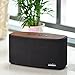 COMISO 30W Bluetooth Speakers with Super Bass, Bamboo Wood Home Speaker with Subwoofer - (Black)