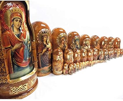 50 piece russian nesting dolls