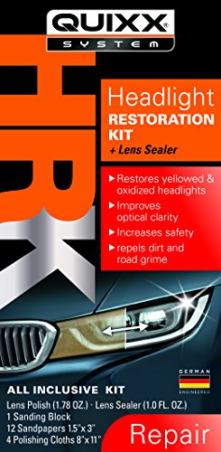 QUIXX 00084-US Headlight Restoration Kit and Lens Sealer