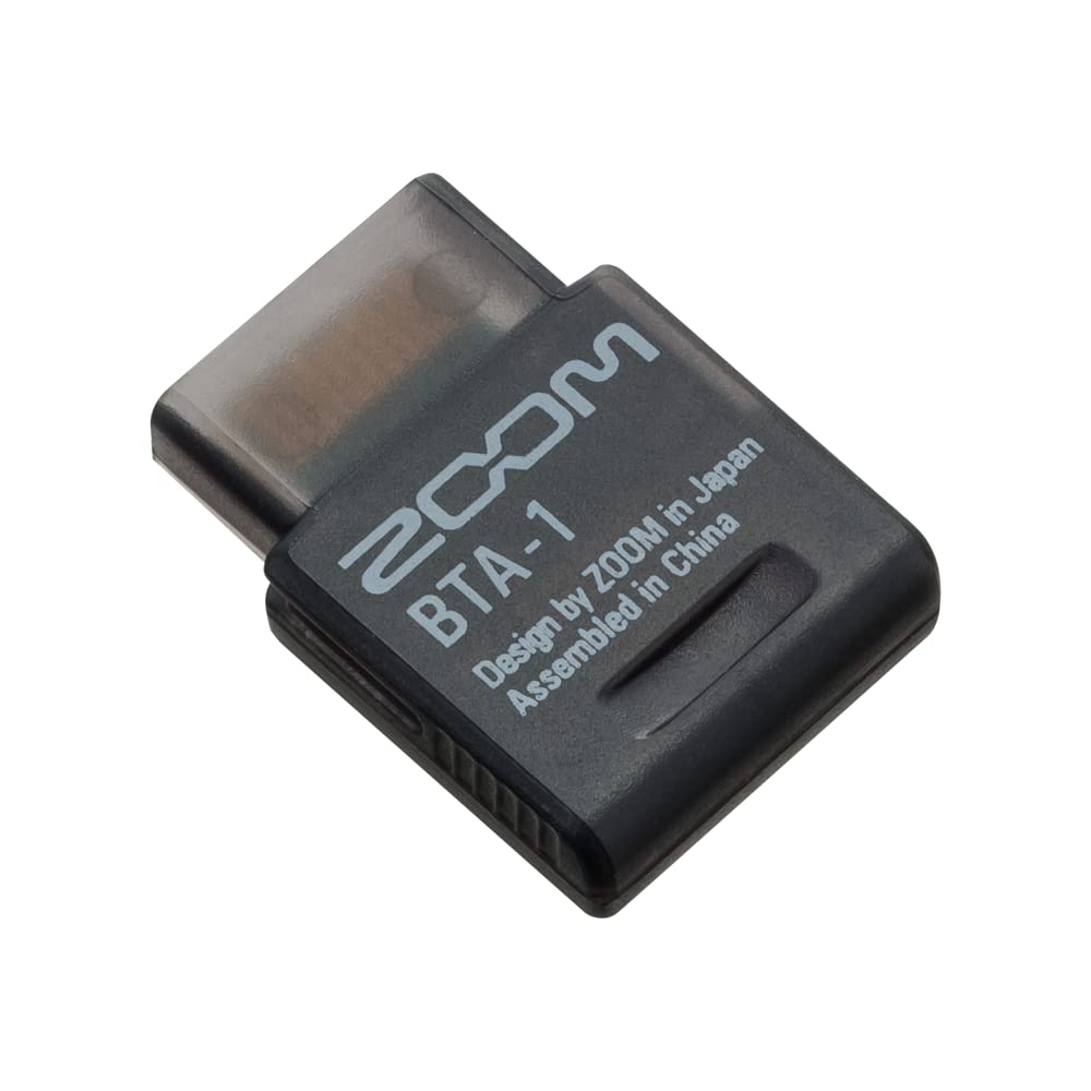 ZOOM BTA-1 Bluetooth adapter for wireless remote control of recorders via iOS app, compatible with H4essential and H6essential mobile recorders, F3 and F6 field recorders, among others.