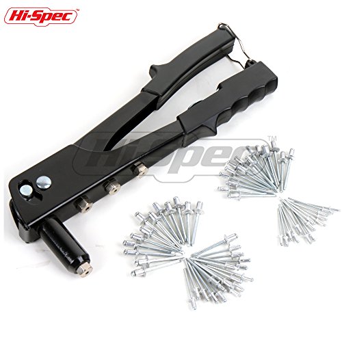 Купить HiSpec Heavy Duty 65 pc Hand Riveter Kit with AllSteel Hand