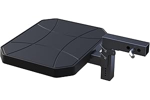 KNAWIER Pet Hitch Step for SUV&Pickup Truck&Van with 2 Inch Hitch Receiver,Universal Dog Step with Nonslip Surface,Rotatable&Foldable,Convenient for Getting on and Off The Vehicle.