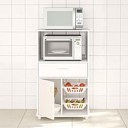  Boahaus White Mdf Kitchen Storage Cabinet Home