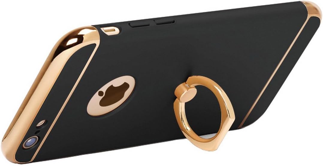 Handy Hülle Schutz Case Für Apple IPhone 6s Plus Bumper 3 In 1 Cover Chrom Gold | König Design
