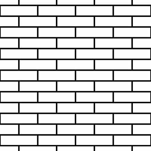 Removable Wallpaper - Comic Book Bricks 8ft Roll