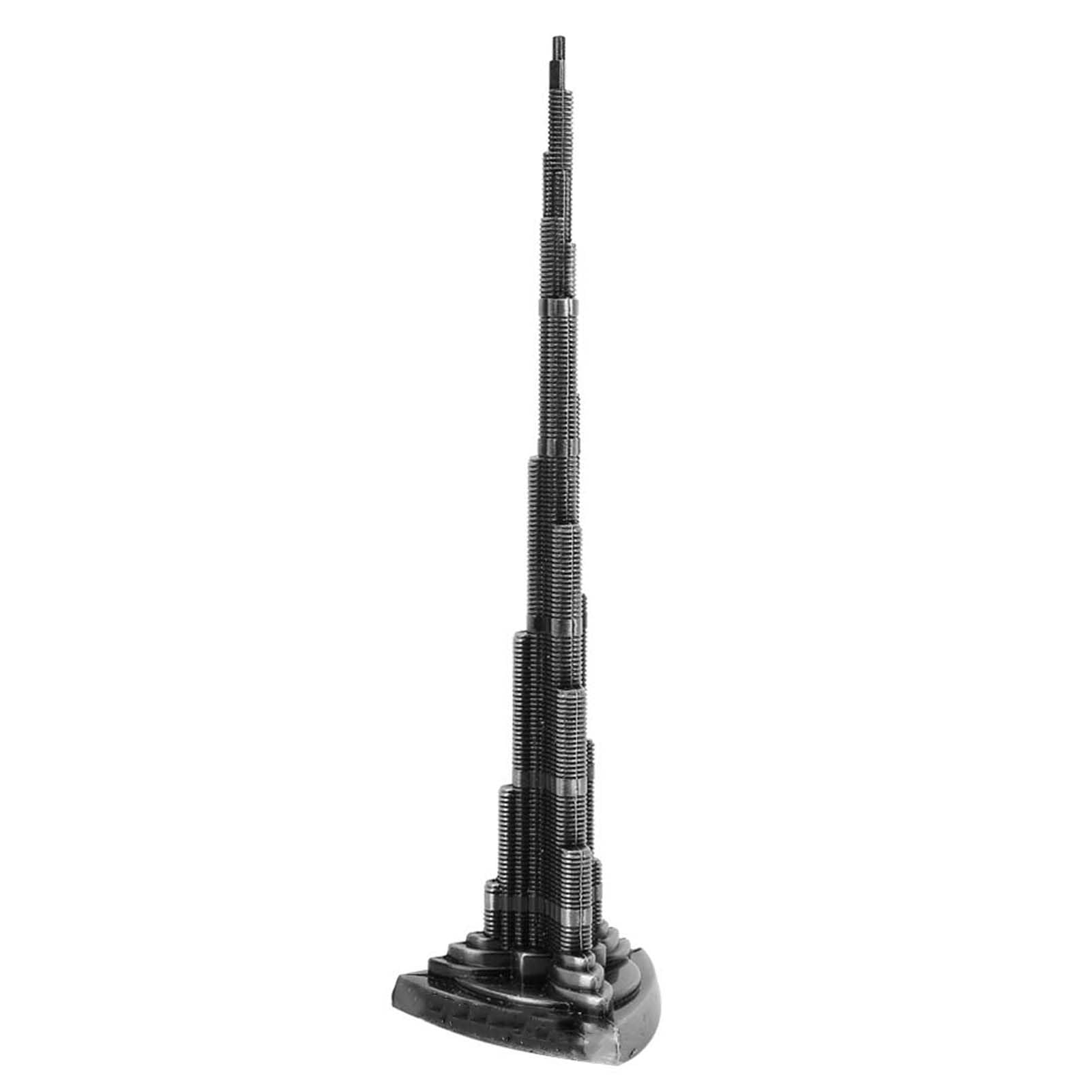 Dubai Tower Model, 7.1" Vintage Design Alloy Tower Model, Burj Khalifa Tower Model for Bar Home Bedroom Decor
