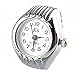 YouYouPifa Silver Fashion Elegant Quartz Finger Ring Watch