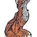 Pretty Fox Patch Embroidered Badge Iron On Sew On Emblem