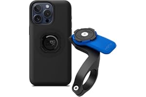 Quad Lock Out Front Bike Phone Holder Kit with MAG Phone Case for iPhone 15 Pro Max