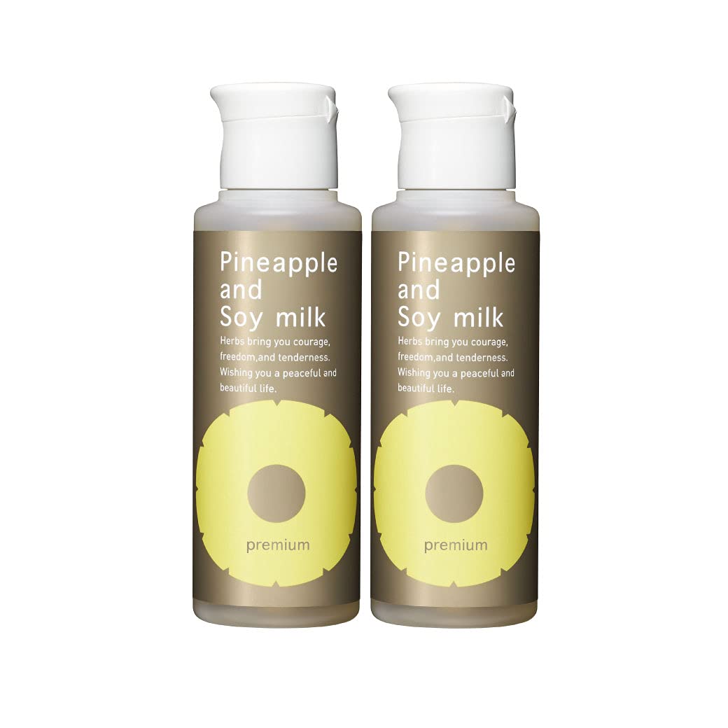 鈴木ハーブ研究所 パイナップル豆乳ローションプレミアム 100mL2本約2ヶ月分