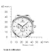 BINGER Date 24 Hr Watch Online Stopwatch Chronograph Watches For Men Black Leather Strap Luminous