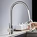 Kitchen Sink Faucet Mixer Taps Modern Monobloc Swivel Spout Single Lever Handle Chrome Tap