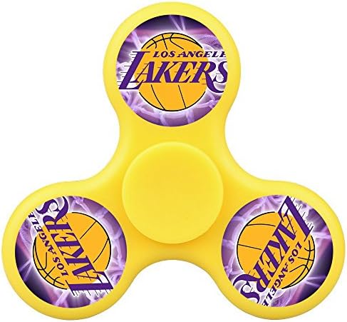 Rainy Original 360 Spinner Fidget Toy R188 Bearing Quiet & Fast 1-4 Min Avg Spins, Premium EDC Helps Focus, Stress, Anxiety, ADHD, Boredom. Extremely Durable (Lakers)