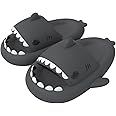 ChayChax Boys Girl Cloud Shark Slides Non-Slip Novelty Open Toe Sandals Extremely Comfy Cushioned Thick Sole Cute Cartoon Shower Slippers Indoor & Outdoor