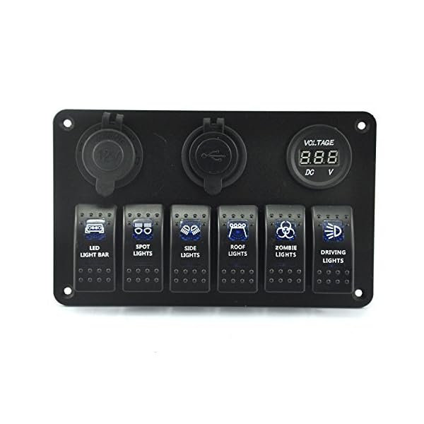 QUWEI-Generic-MarineBoat-Car-6-Gang-Switch-Panel-with-Light-5-Pin-OnOff-Rocker-Switch QUWEI-Generic-MarineBoat-Car-6-Gang-Switch-Panel-with-Light-5-Pin-OnOff-Rocker-Switch