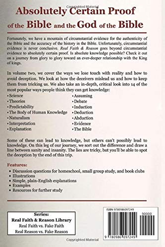 Real Faith Reason Volume Two Absolute Proof Of The Bible And The God Of The Bible Real Faith Reason Library Scientia Petros B Amazon Com Books