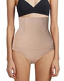 Womens Underwear Shapewear Waist Butt Shaper Lifter Thong Panty Tummy Control Panties M/L Beige