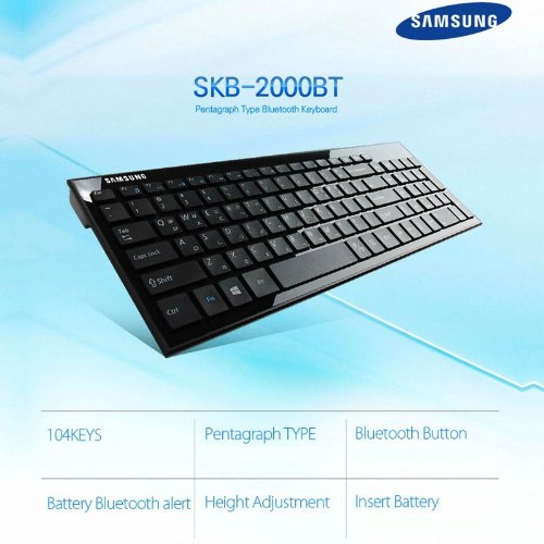 Samsung Bluetooth Keyboard SKB-2000BT For notebook, smart phones&pads
